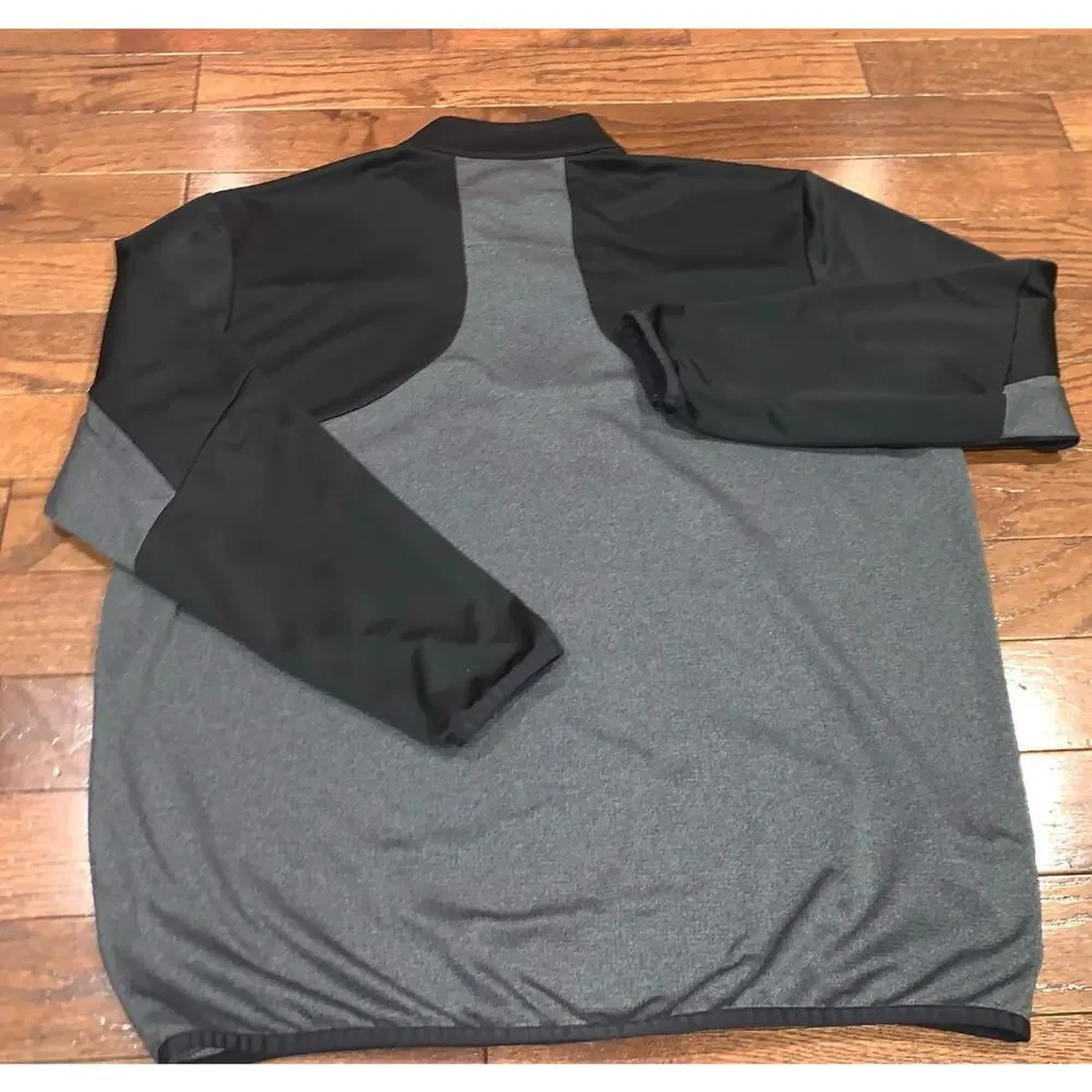 Callaway Men’s‎ Quarter Zip Pullover Black Gray Golf Athletic Top XXL